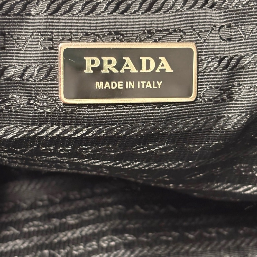 Prada Black Tote with Leather Bow comes with COA - Picture 8 of 10